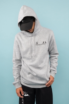 hoodie grau